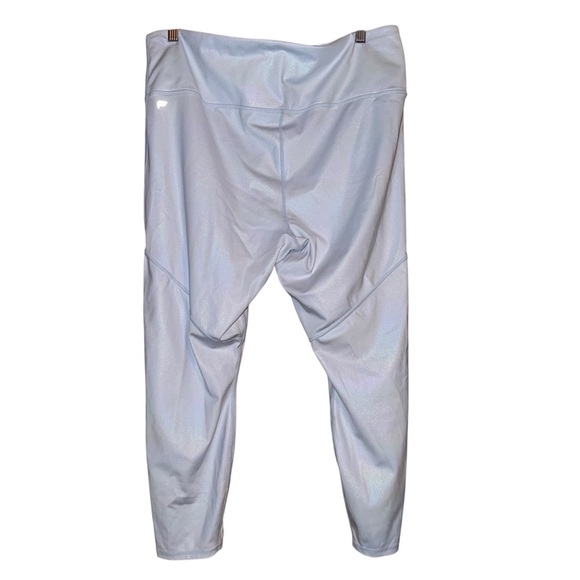FABLETICS PureLuxe Iridescent Powder Blue High-Waisted 7/8 Leggings Size 2X - Picture 12 of 14